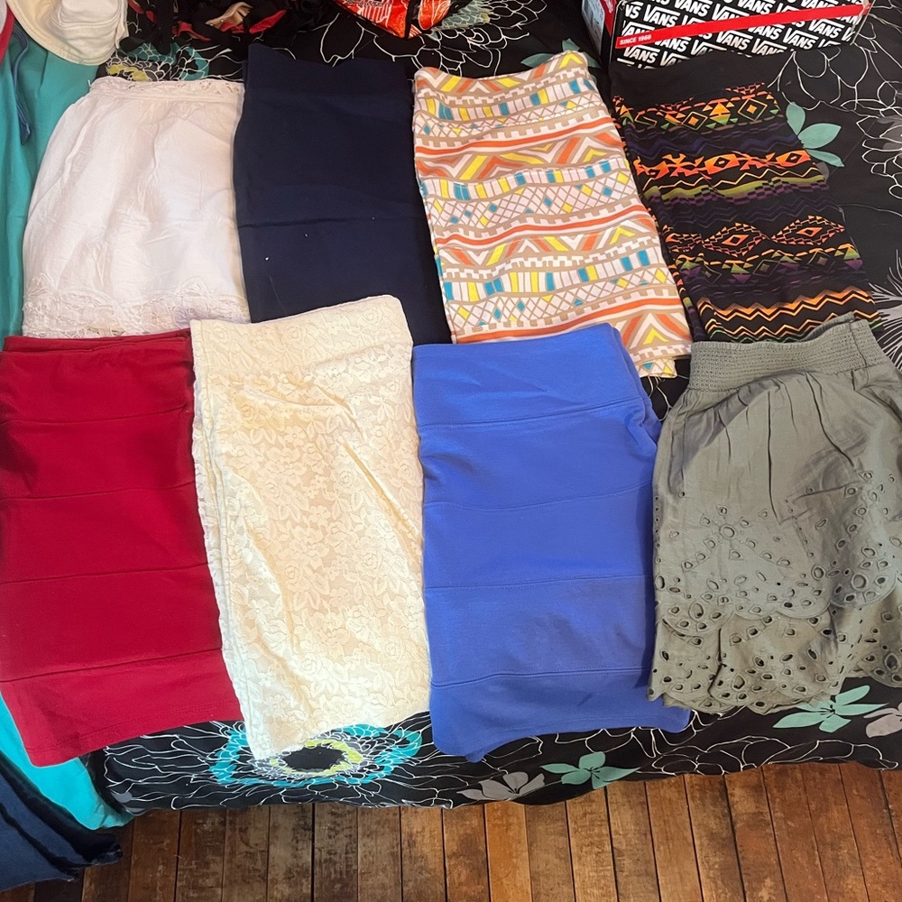LOT of 8 skirts